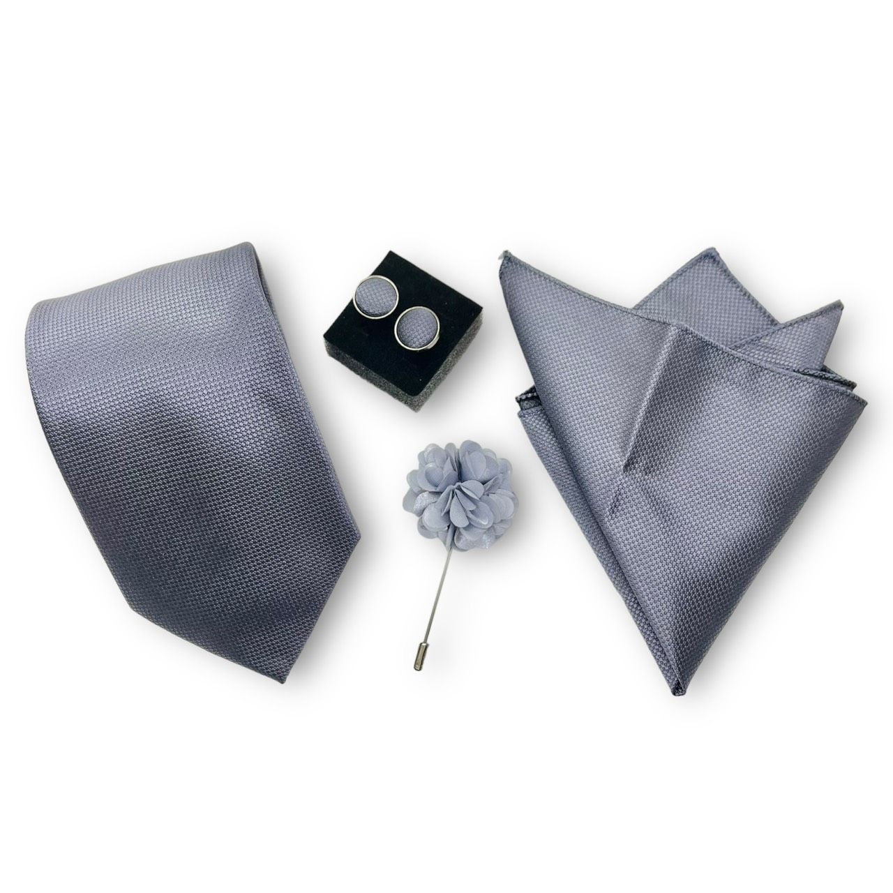  Set cà vạt nam 4 món cao cấp làm quà tặng, caravat đẹp sang trọng - SCR015 