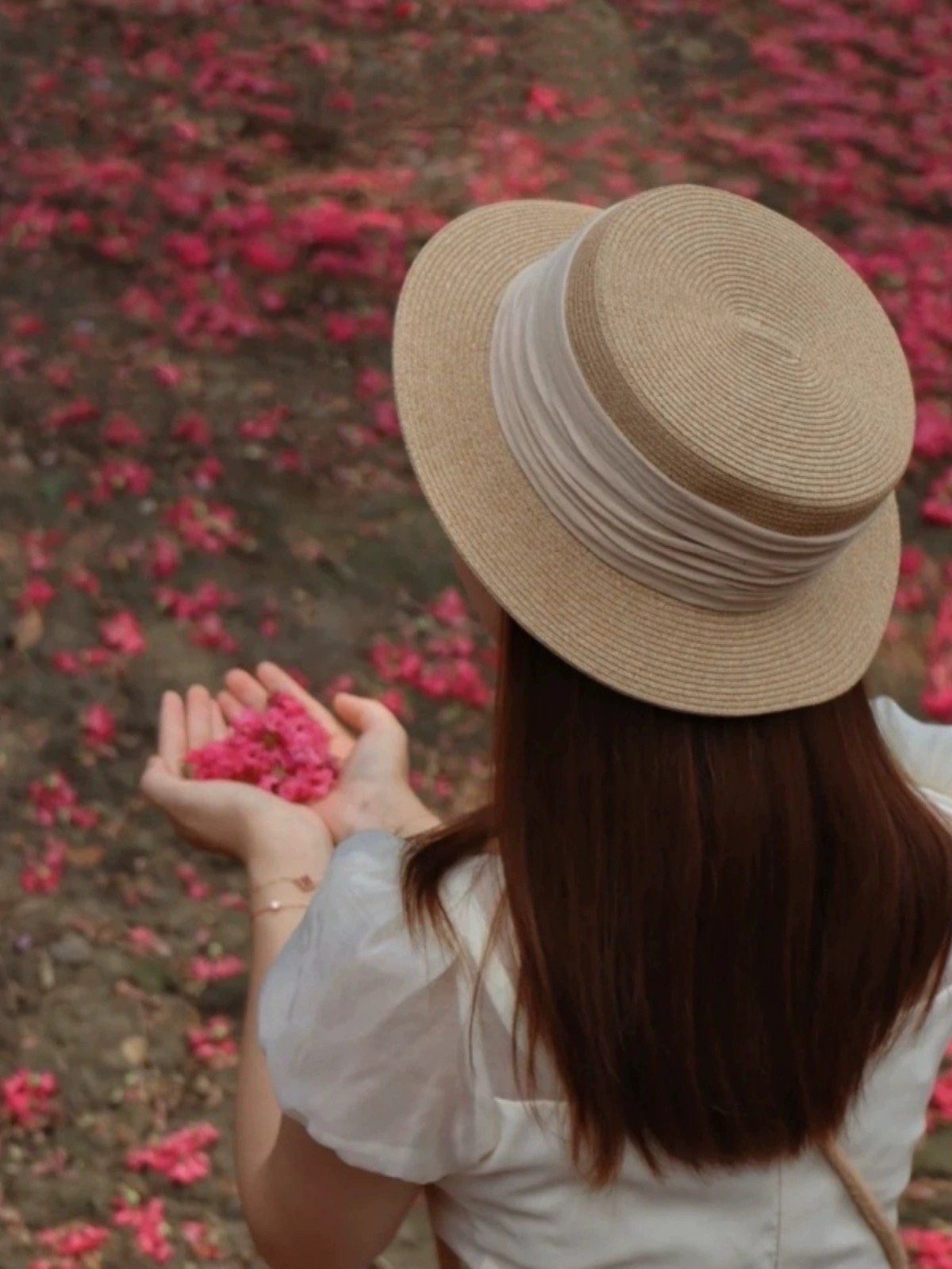  Quà tặng 20/11 cho sếp nữ, vợ, cô giáo, giáo viên nữ, mẹ và bạn gái, người yêu nữ quà tặng Mũ nón cói đi biển rộng vành tròn đẹp cho nữ AGANA - NC517 