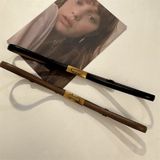  Thắt lưng nữ da bò thật AGANA dây nịt da thật đai váy da thật Hàn Quốc cao cấp phong cách hiện đại - DNT022 