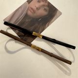  Thắt lưng nữ da bò thật AGANA dây nịt da thật đai váy da thật Hàn Quốc cao cấp phong cách hiện đại - DNT022 