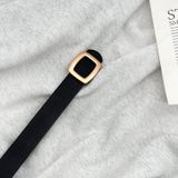  Thắt lưng nữ da bò thật AGANA dây nịt da thật đai váy da thật Hàn Quốc cao cấp phong cách hiện đại - DNT005 