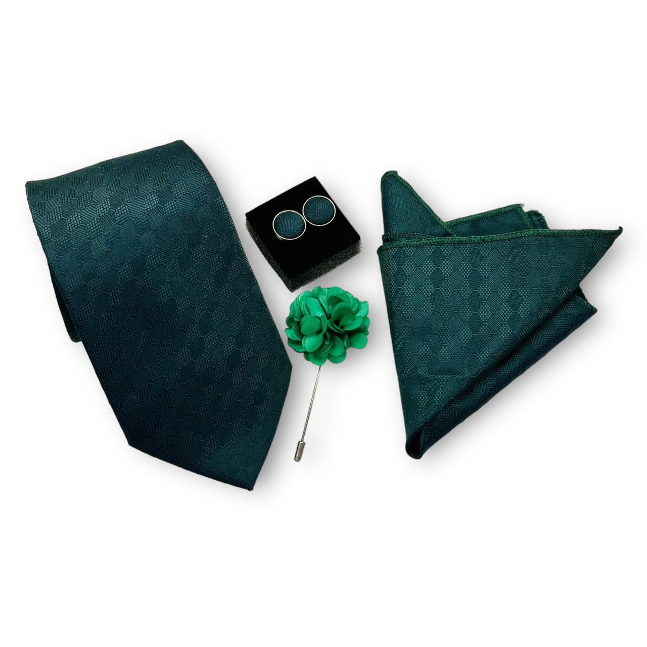  Set cà vạt nam 4 món cao cấp làm quà tặng, caravat đẹp sang trọng - SCR004 