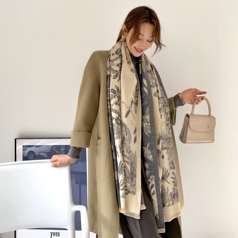  Quà tặng 20/11 cho cô giáo, cô giáo chủ nhiệm, giáo viên nữ, cô giáo mầm non, cô giáo tiểu học, cô giáo trung niên ý nghĩa ngày nhà giáo Việt Nam quà tặng Khăn quàng choàng cổ len Cashmere giữ ấm cao cấp phong cách Hàn Quốc đẹp sang trọng - KC407 