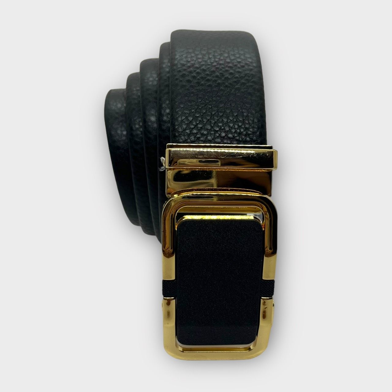  Thắt lưng nam da bò thật khóa tự động hợp kim chống rỉ AGANA dây nịt nam cao cấp khóa lỗ kim da bò bền bỉ thời trang - Màu Đen - DNN009 