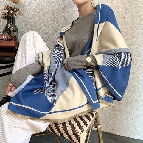  Khăn quàng choàng cổ len Cashmere cho nữ giữ ấm cao cấp phong cách Hàn Quốc đẹp sang trọng AGANA Khăn Phụ Kiện - KC466 
