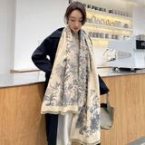  Khăn quàng choàng cổ len Cashmere giữ ấm cao cấp phong cách Hàn Quốc đẹp sang trọng - KC407 