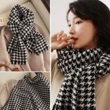  Khăn quàng choàng cổ len Cashmere AGANA giữ ấm cao cấp phong cách châu Âu Mỹ sang trọng 