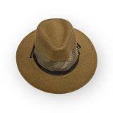  Quà tặng 20/11 cho đối tác nam, sếp nam, đồng nghiệp nam, người yêu nam ,bạn bè, anh trai hoặc người thân quà tặng Mũ nón phớt Fedora cói lưới thắt da dành cho nam cao cấp AGANA nón cao bồi phong cách cổ điển pha lẫn hiện đại - Màu Nâu Đậm - MFDN007 