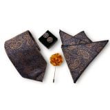  Quà tặng 20/10 cho đối tác nam, sếp nam, đồng nghiệp nam, người yêu nam ,bạn bè, anh trai hoặc người thân quà tặng Set cà vạt nam 4 món cao cấp làm quà tặng, caravat đẹp sang trọng - SCR022 