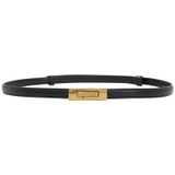  Thắt lưng nữ da bò thật AGANA dây nịt da thật đai váy da thật Hàn Quốc cao cấp phong cách hiện đại - DNT022 