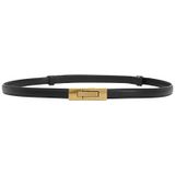  Thắt lưng nữ da bò thật AGANA dây nịt da thật đai váy da thật Hàn Quốc cao cấp phong cách hiện đại - DNT022 