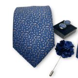  Set cà vạt nam 4 món cao cấp làm quà tặng, caravat đẹp sang trọng - SCR007 