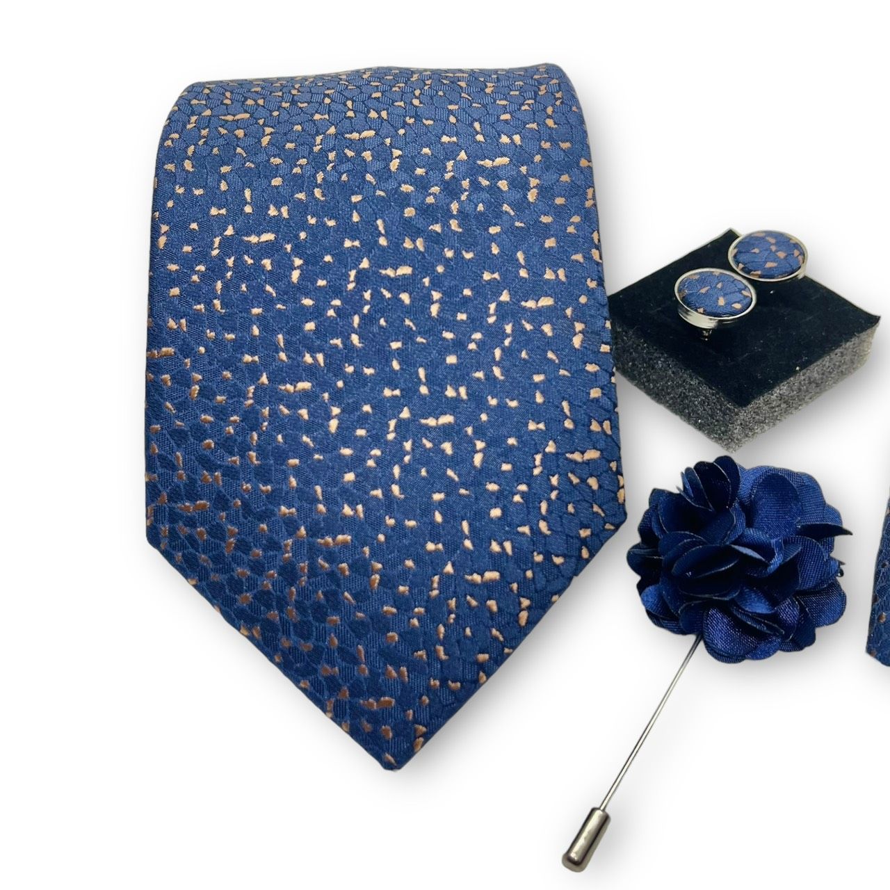  Quà tặng 20/10 cho đối tác nam, sếp nam, đồng nghiệp nam, người yêu nam ,bạn bè, anh trai hoặc người thân quà tặng Set cà vạt nam 4 món cao cấp làm quà tặng, caravat đẹp sang trọng - SCR007 
