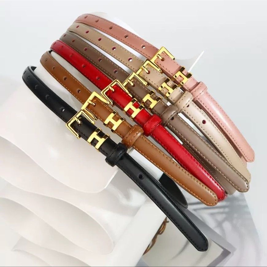  Thắt lưng nữ da bò thật AGANA dây nịt da thật đai váy da thật Hàn Quốc cao cấp phong cách hiện đại - DNT013 