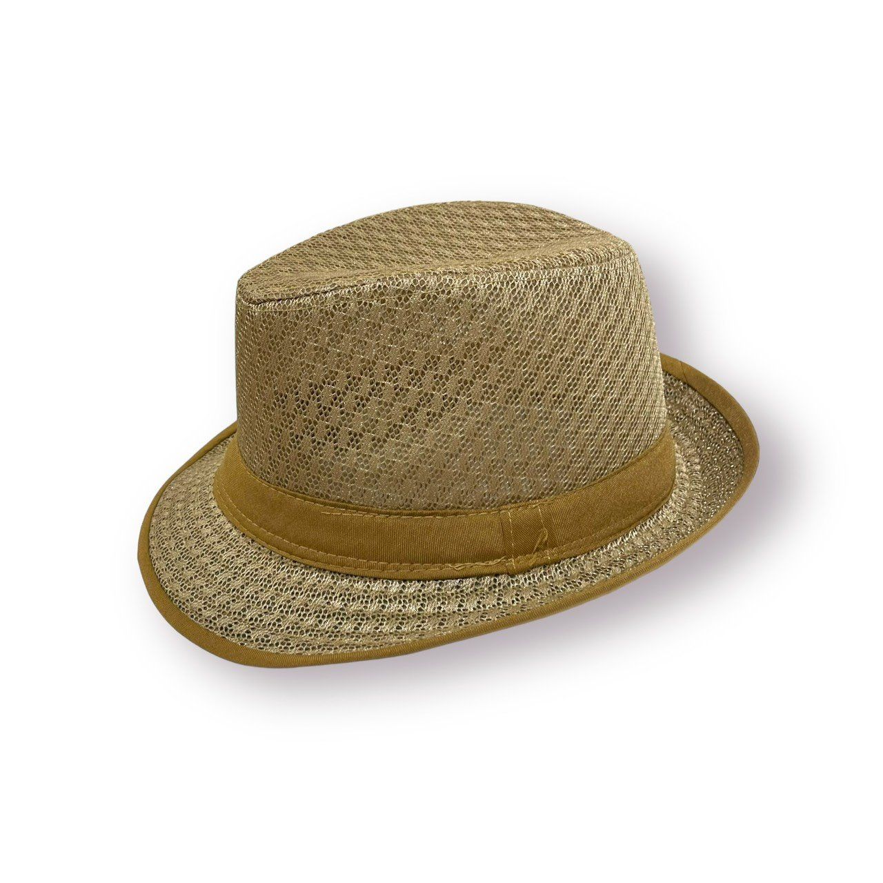  Mũ nón phớt Fedora nam vành nhỏ cao cấp AGANA nón cao bồi phong cách cổ điển pha lẫn hiện đại - Màu Nâu Nhạt - MFDN005 