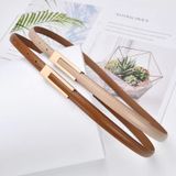  Thắt lưng nữ da bò thật AGANA dây nịt da thật đai váy da thật Hàn Quốc cao cấp phong cách hiện đại - DNT007 