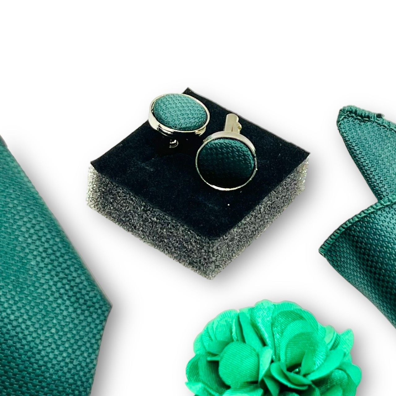  Set cà vạt nam 4 món cao cấp làm quà tặng, caravat đẹp sang trọng - SCR012 