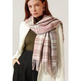  Khăn quàng choàng cổ len Cashmere giữ ấm cao cấp phong cách châu Âu Mỹ sang trọng 