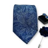  Set cà vạt nam 4 món cao cấp làm quà tặng, caravat đẹp sang trọng - SCR021 