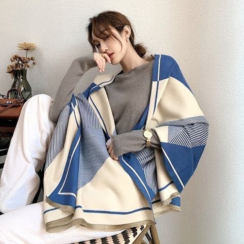  Khăn quàng choàng cổ len Cashmere cho nữ giữ ấm cao cấp phong cách Hàn Quốc đẹp sang trọng AGANA Khăn Phụ Kiện - KC466 