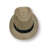  Quà tặng 20/11 cho đối tác nam, sếp nam, đồng nghiệp nam, người yêu nam ,bạn bè, anh trai hoặc người thân quà tặng Mũ nón phớt Fedora nam vành nhỏ cao cấp AGANA nón cao bồi phong cách cổ điển pha lẫn hiện đại - Màu Khaki  - MFDN004 