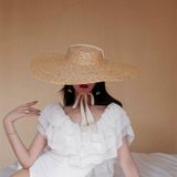  Quà tặng 20/11 cho sếp nữ, vợ, cô giáo, giáo viên nữ, mẹ và bạn gái, người yêu nữ quà tặng Mũ nón cói đi biển rộng vành tròn đẹp cho nữ AGANA - NC516 