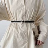  Thắt lưng nữ da bò thật AGANA dây nịt da thật đai váy da thật Hàn Quốc cao cấp phong cách hiện đại - DNT012 