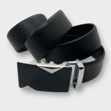  Quà tặng 20/10 cho đối tác nam, sếp nam, đồng nghiệp nam, người yêu nam ,bạn bè, anh trai hoặc người thân quà tặng Thắt lưng nam da bò thật khóa tự động hợp kim chống rỉ AGANA dây nịt nam cao cấp khóa lỗ kim da bò bền bỉ thời trang - Màu Đen - DNN014 