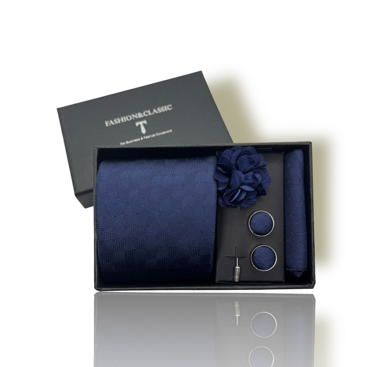  Quà tặng 20/11 cho đối tác nam, sếp nam, đồng nghiệp nam, người yêu nam ,bạn bè, anh trai hoặc người thân quà tặng Set cà vạt nam 4 món cao cấp làm quà tặng, caravat đẹp sang trọng - SCR005 