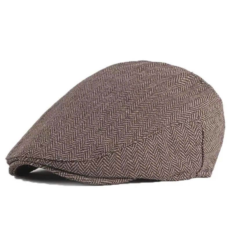  Quà tặng 20/10 cho đối tác nam, sếp nam, đồng nghiệp nam, người yêu nam ,bạn bè, anh trai hoặc người thân quà tặng Mũ nón beret nam cao cấp AGANA mũ nồi nam phong cách Newboy cổ điển pha lẫn hiện đại - Màu Nâu - MBRN003 
