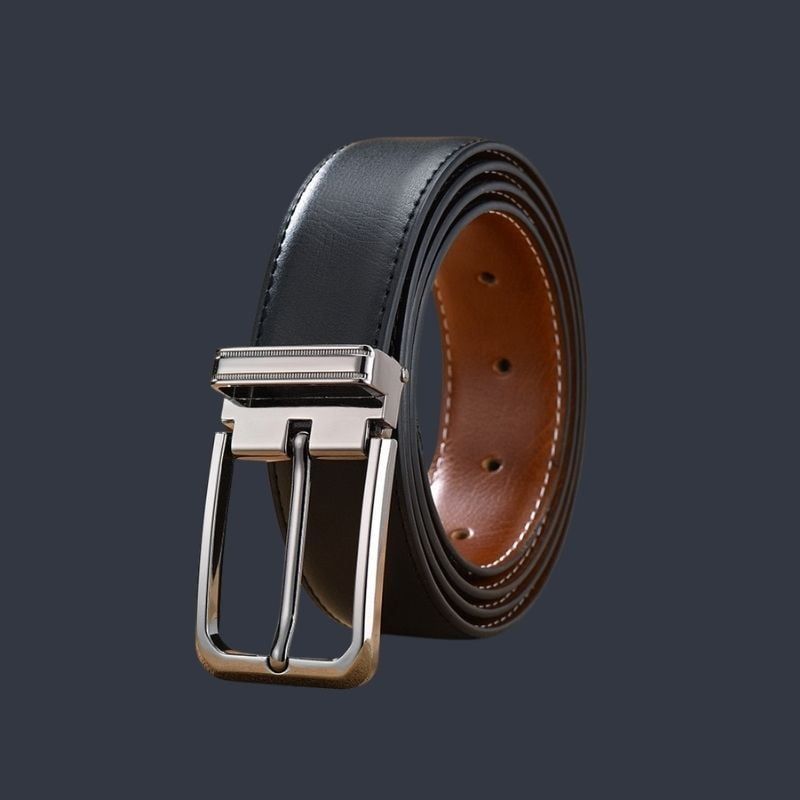  Quà tặng 20/10 cho đối tác nam, sếp nam, đồng nghiệp nam, người yêu nam ,bạn bè, anh trai hoặc người thân quà tặng Thắt lưng nam da bò thật khóa tự động hợp kim chống rỉ AGANA dây nịt nam cao cấp khóa lỗ kim da bò bền bỉ thời trang - Màu Đen - DNN001 