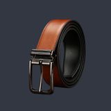  Quà tặng 20/10 cho đối tác nam, sếp nam, đồng nghiệp nam, người yêu nam ,bạn bè, anh trai hoặc người thân quà tặng Thắt lưng nam da bò thật khóa tự động hợp kim chống rỉ AGANA dây nịt nam cao cấp khóa lỗ kim da bò bền bỉ thời trang - Màu Nâu Sáng - DNN001 