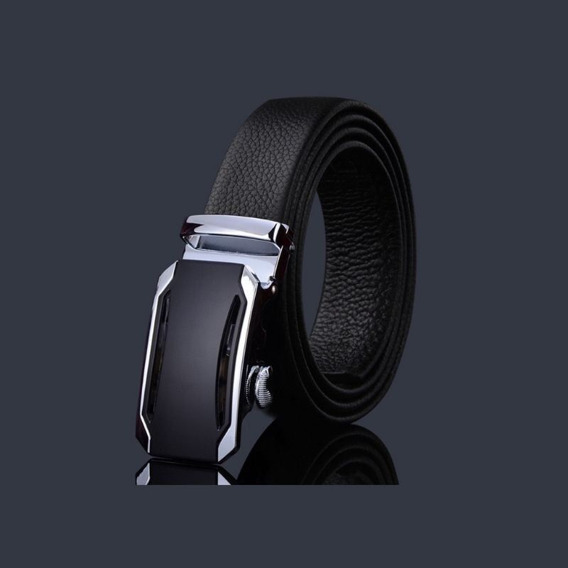  Quà tặng 20/10 cho đối tác nam, sếp nam, đồng nghiệp nam, người yêu nam ,bạn bè, anh trai hoặc người thân quà tặng Thắt lưng nam da bò thật khóa tự động hợp kim chống rỉ AGANA dây nịt nam cao cấp khóa lỗ kim da bò bền bỉ thời trang - Màu Đen - DNN010 