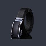  Thắt lưng nam da bò thật khóa tự động hợp kim chống rỉ AGANA dây nịt nam cao cấp khóa lỗ kim da bò bền bỉ thời trang - Màu Đen - DNN010 