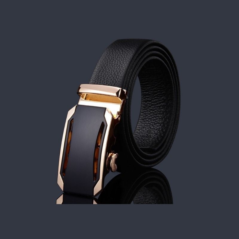  Quà tặng 20/10 cho đối tác nam, sếp nam, đồng nghiệp nam, người yêu nam ,bạn bè, anh trai hoặc người thân quà tặng Thắt lưng nam da bò thật khóa tự động hợp kim chống rỉ AGANA dây nịt nam cao cấp khóa lỗ kim da bò bền bỉ thời trang - Màu Đen - DNN011 