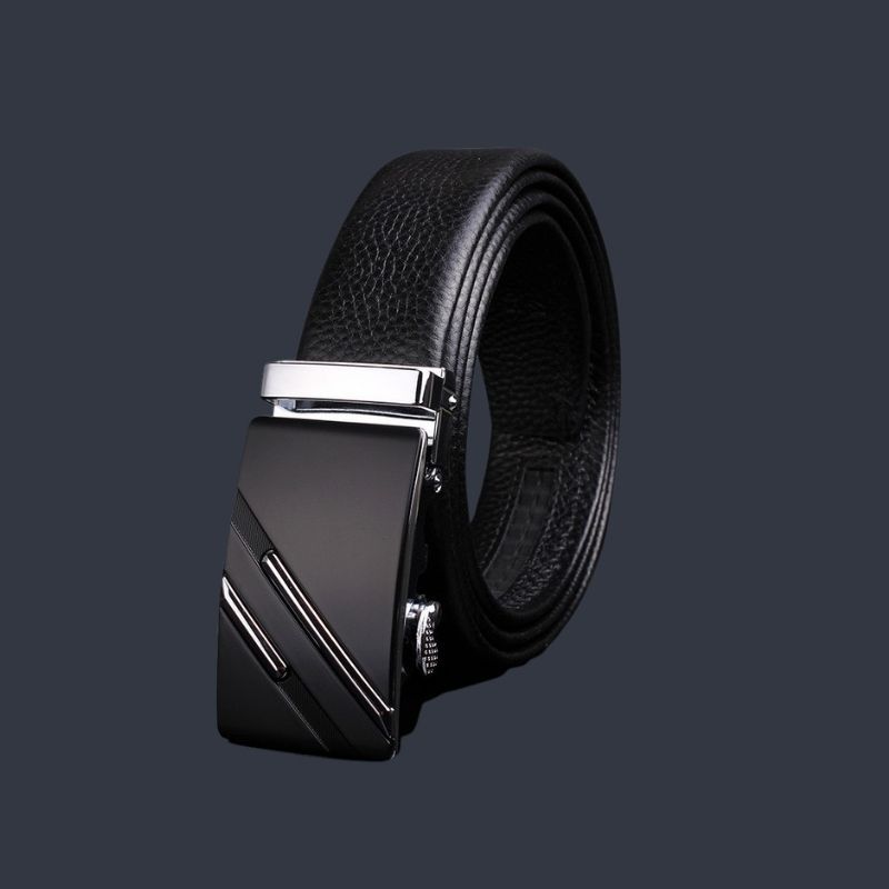  Quà tặng 20/10 cho đối tác nam, sếp nam, đồng nghiệp nam, người yêu nam ,bạn bè, anh trai hoặc người thân quà tặng Thắt lưng nam da bò thật khóa tự động hợp kim chống rỉ AGANA dây nịt nam cao cấp khóa lỗ kim da bò bền bỉ thời trang - Màu Đen - DNN018 