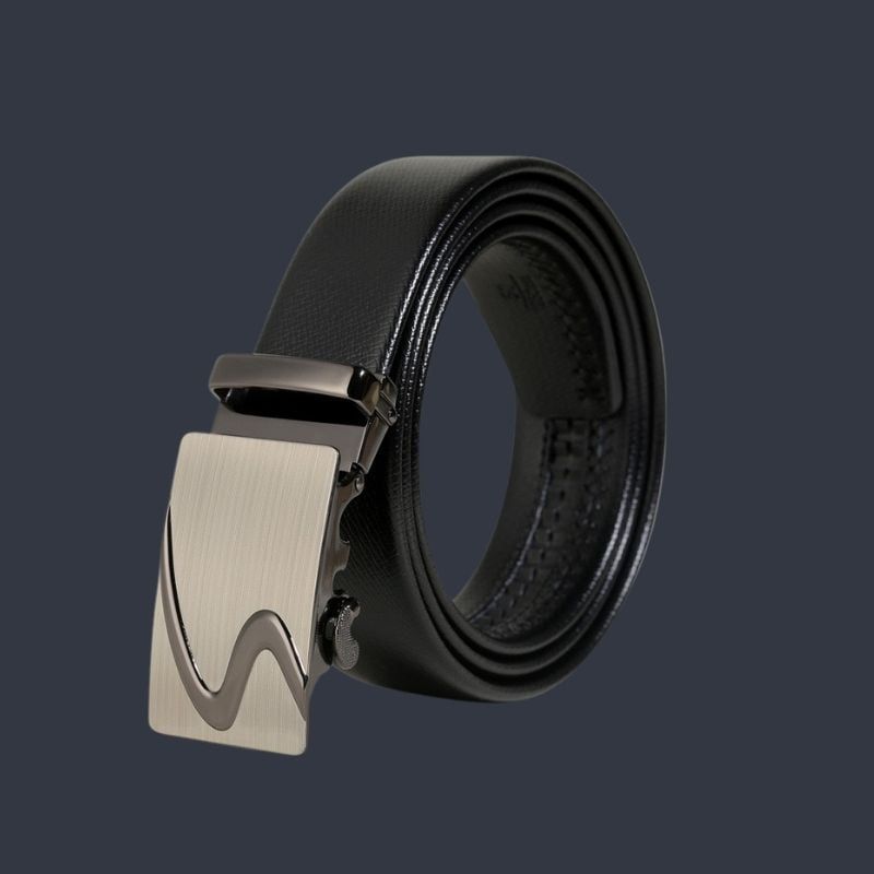  Quà tặng 20/10 cho đối tác nam, sếp nam, đồng nghiệp nam, người yêu nam ,bạn bè, anh trai hoặc người thân quà tặng Thắt lưng nam da bò thật khóa tự động hợp kim chống rỉ AGANA dây nịt nam cao cấp khóa lỗ kim da bò bền bỉ thời trang - Màu Đen - DNN023 