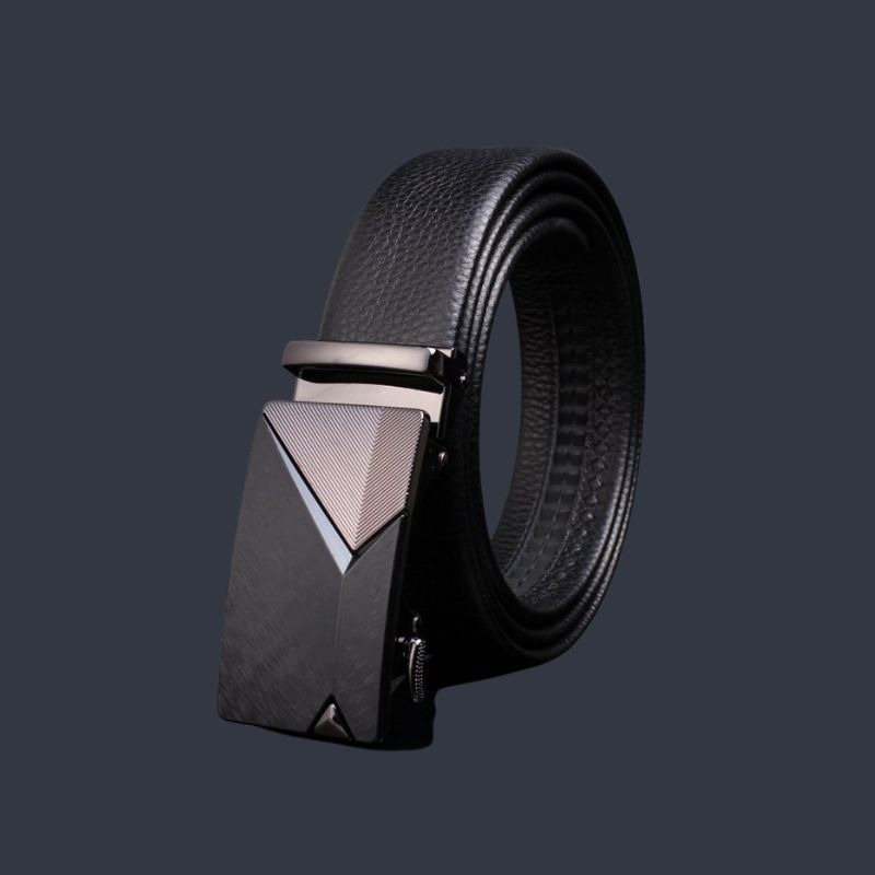  Quà tặng 20/10 cho đối tác nam, sếp nam, đồng nghiệp nam, người yêu nam ,bạn bè, anh trai hoặc người thân quà tặng Thắt lưng nam da bò thật khóa tự động hợp kim chống rỉ AGANA dây nịt nam cao cấp khóa lỗ kim da bò bền bỉ thời trang - Màu Đen - DNN024 