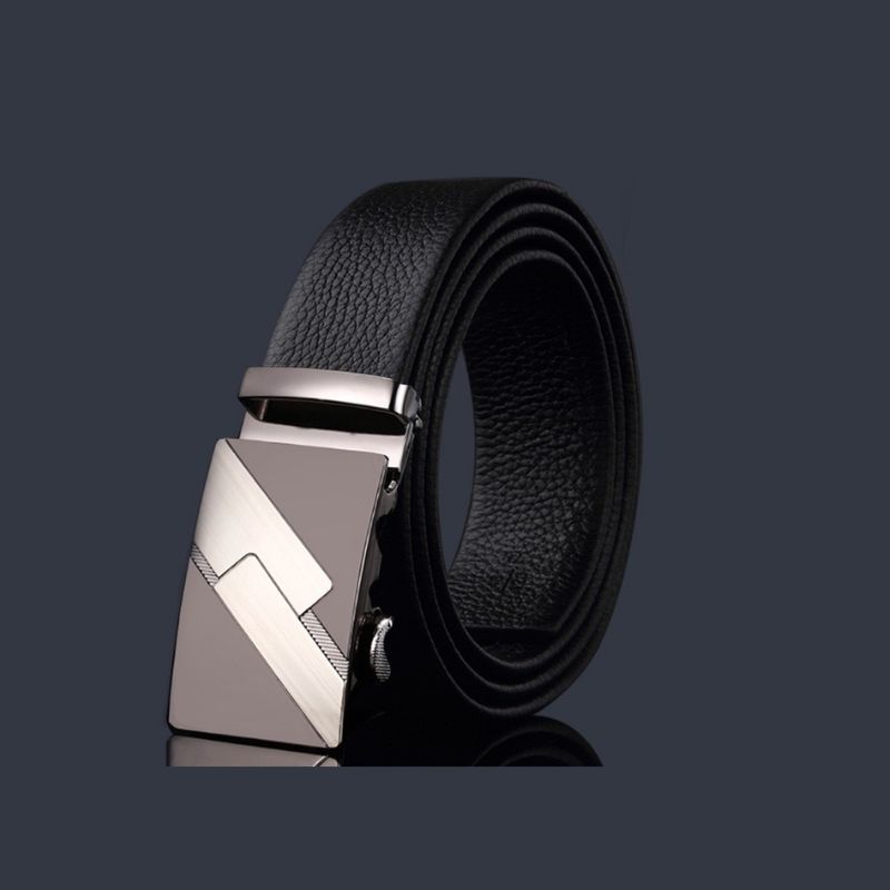  Quà tặng 20/10 cho đối tác nam, sếp nam, đồng nghiệp nam, người yêu nam ,bạn bè, anh trai hoặc người thân quà tặng Thắt lưng nam da bò thật khóa tự động hợp kim chống rỉ AGANA dây nịt nam cao cấp khóa lỗ kim da bò bền bỉ thời trang - Màu Đen - DNN025 