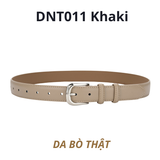  Thắt lưng nữ da bò thật AGANA dây nịt da thật đai váy da thật Hàn Quốc cao cấp phong cách hiện đại - DNT011 