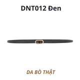  Thắt lưng nữ da bò thật AGANA dây nịt da thật đai váy da thật Hàn Quốc cao cấp phong cách hiện đại - DNT012 