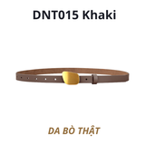  Thắt lưng nữ da bò thật AGANA dây nịt da thật đai váy da thật Hàn Quốc cao cấp phong cách hiện đại - DNT015 