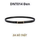  Thắt lưng nữ da bò thật AGANA dây nịt da thật đai váy da thật Hàn Quốc cao cấp phong cách hiện đại - DNT014 