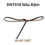  Thắt lưng nữ da bò thật AGANA dây nịt da thật đai váy da thật Hàn Quốc cao cấp phong cách hiện đại - DNT018 
