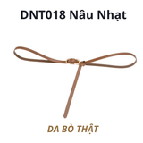  Thắt lưng nữ da bò thật AGANA dây nịt da thật đai váy da thật Hàn Quốc cao cấp phong cách hiện đại - DNT018 