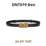  Thắt lưng nữ da bò thật AGANA dây nịt da thật đai váy da thật Hàn Quốc cao cấp phong cách hiện đại - DNT019 