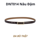  Thắt lưng nữ da bò thật AGANA dây nịt da thật đai váy da thật Hàn Quốc cao cấp phong cách hiện đại - DNT014 