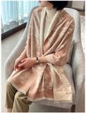  Khăn quàng choàng cổ len Cashmere giữ ấm cao cấp phong cách Hàn Quốc đẹp sang trọng - KC408 