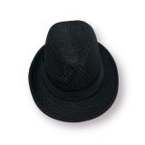  Mũ nón phớt Fedora nam vành nhỏ cao cấp AGANA nón cao bồi phong cách cổ điển pha lẫn hiện đại - Màu Đen - MFDN005 