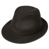  Mũ nón phớt Fedora nam vành nhỏ cao cấp AGANA nón cao bồi phong cách cổ điển pha lẫn hiện đại - Màu Đen - MFDN005 
